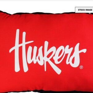 NCAA Nebraska Cornhuskers Fully Stuffed Big Logo Pillow 20" x 28" New